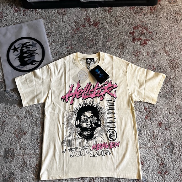 Hellstar Other - Helly Hansen Cream Graphic Short Sleeve Tee